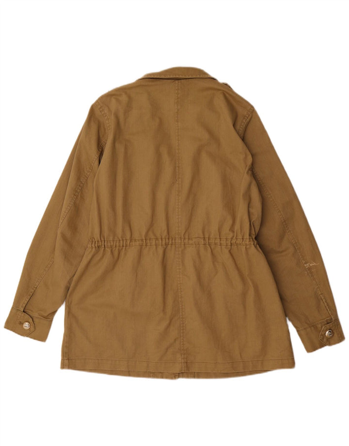 Giacca militare da donna Zara UK 14 cotone kaki medio