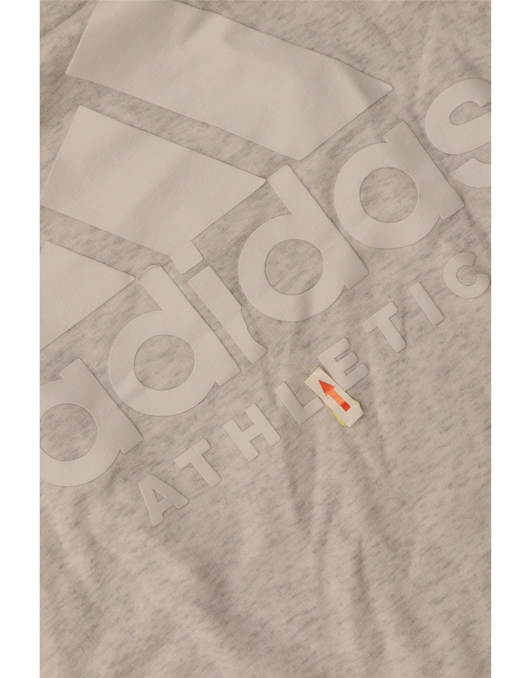 Felpa grafica da donna ADIDAS maglione UK 16 grande grigio