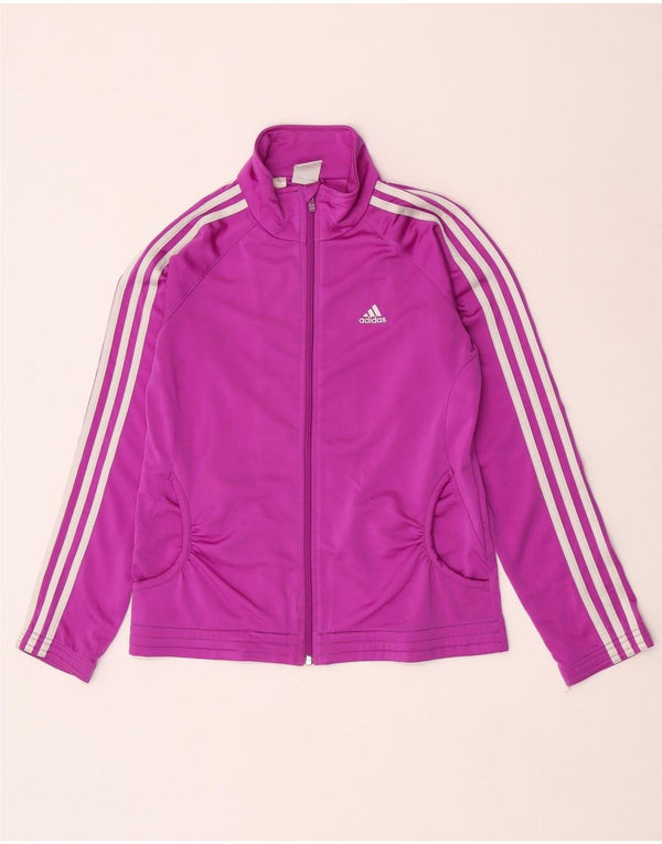 Giacca Top Tuta Adidas Bambina 13-14 Anni Viola Poliestere