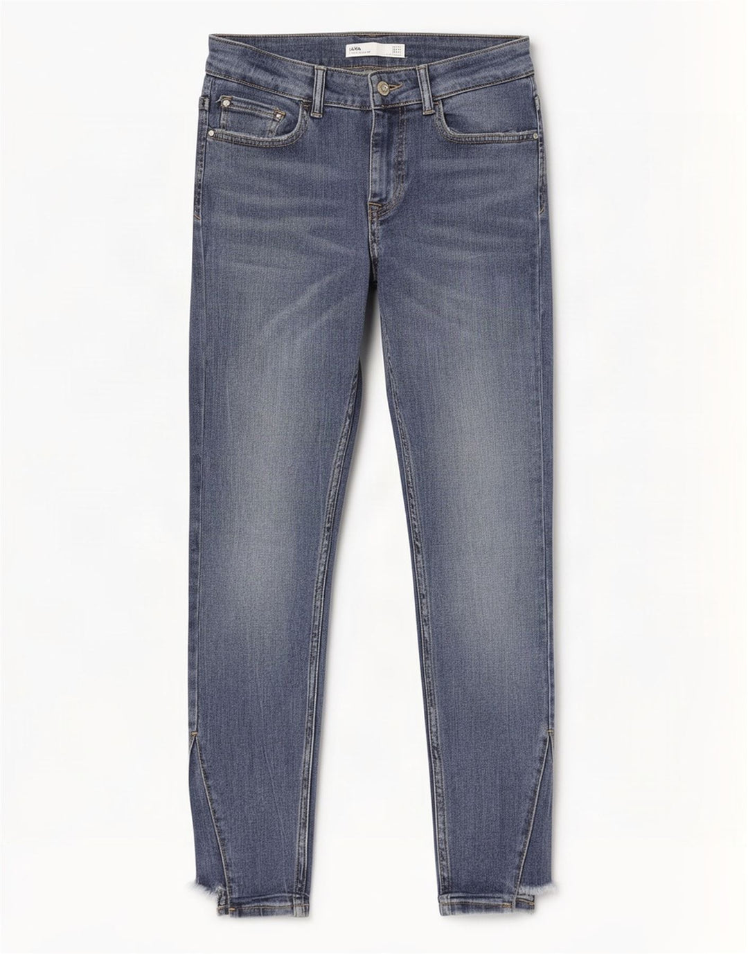 Jeans slim da donna Zara EU 38 Small W28 L28 Blu
