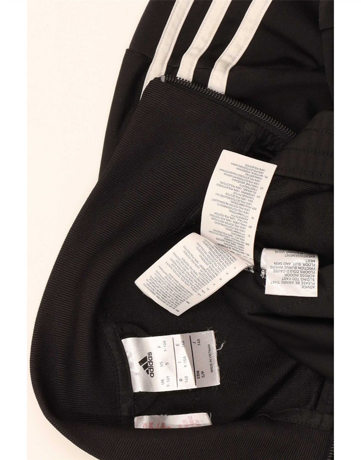 Giacca Top della tuta da ragazzo Adidas 9-10 anni in poliestere nero