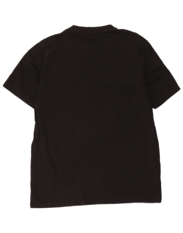T-shirt da uomo Fred Perry Top grande in cotone nero