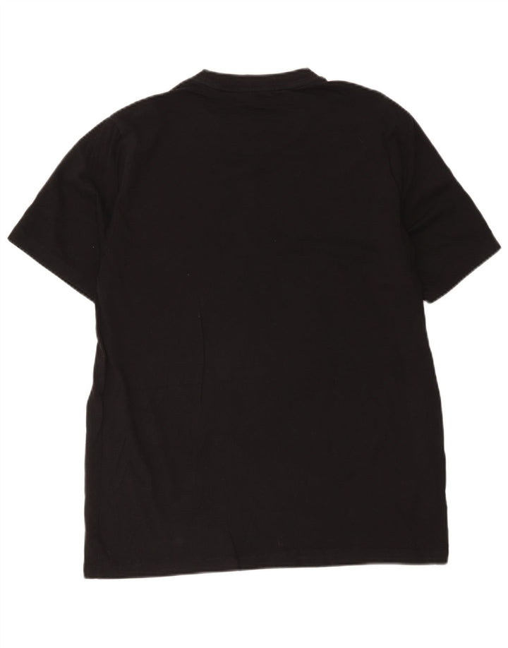 T-shirt da uomo Fred Perry Top grande in cotone nero