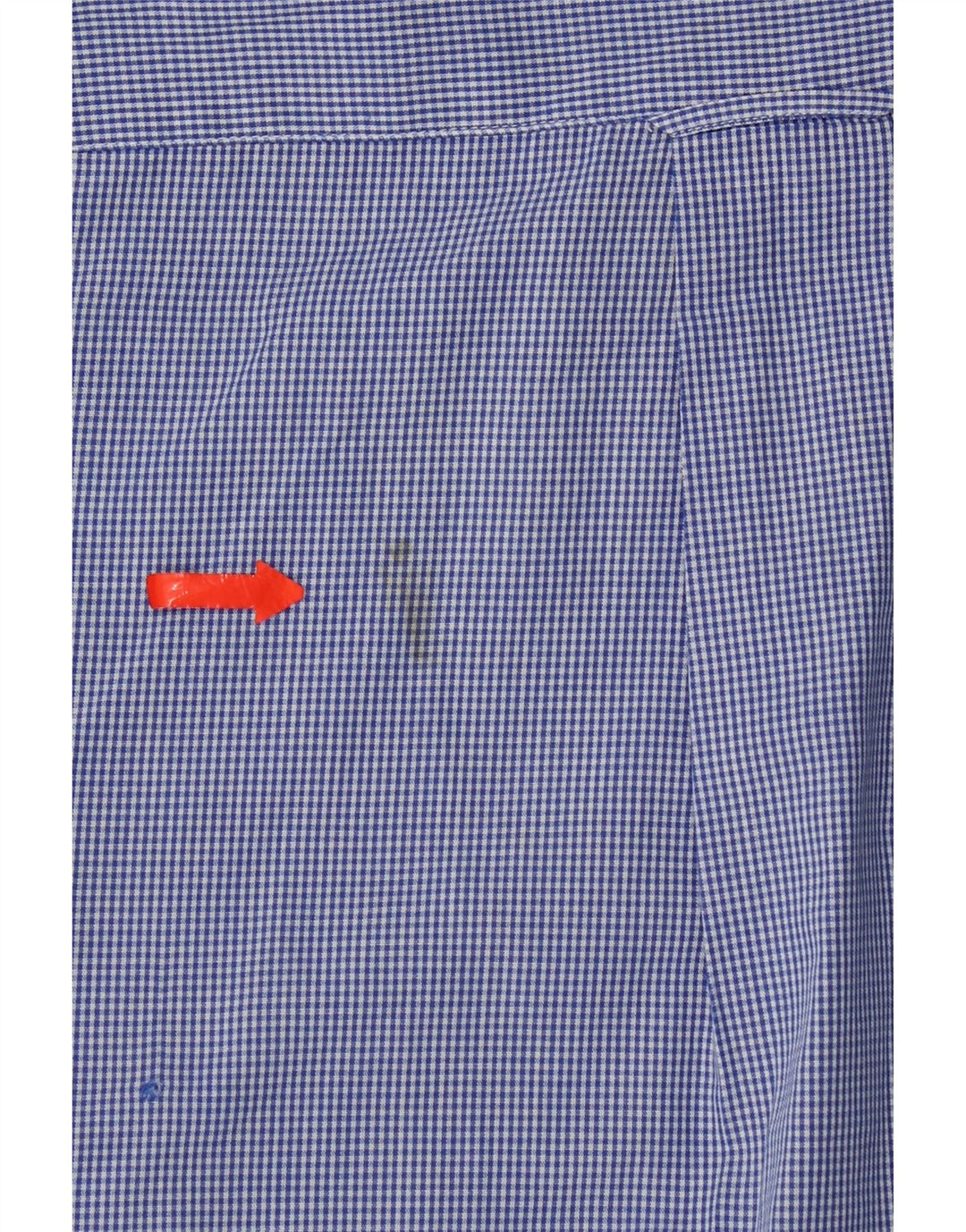 Camicia da uomo Izod grande in cotone a quadretti blu