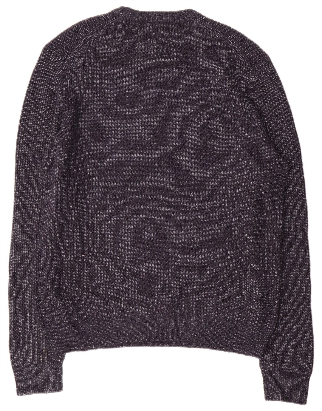 Maglione maglione girocollo da uomo Marks & Spencer medio blu navy screziato