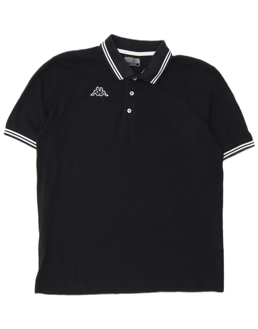 Polo Kappa da uomo XL nera