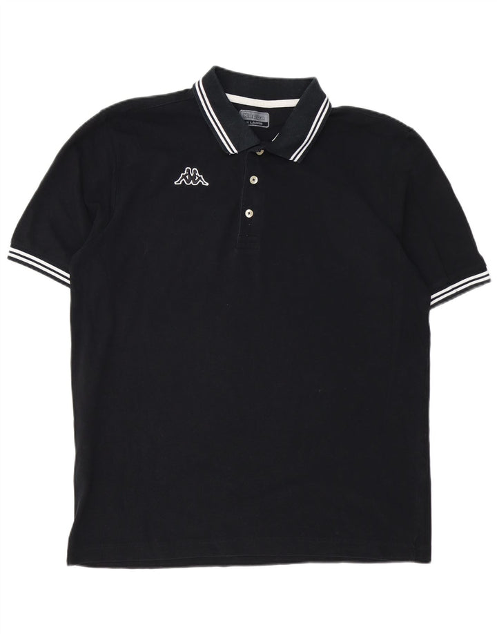 Polo Kappa da uomo XL nera