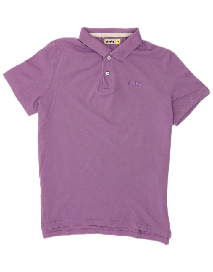 Polo Diadora Uomo Viola Medio Cotone