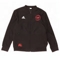 Giacca da ginnastica Adidas Climalite Graphic da uomo, grande, in poliestere nero