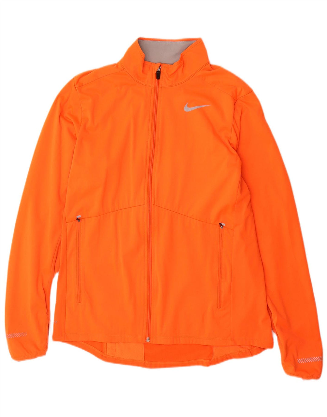 Giacca da tuta Nike Dri Fit da uomo in poliestere arancione medio