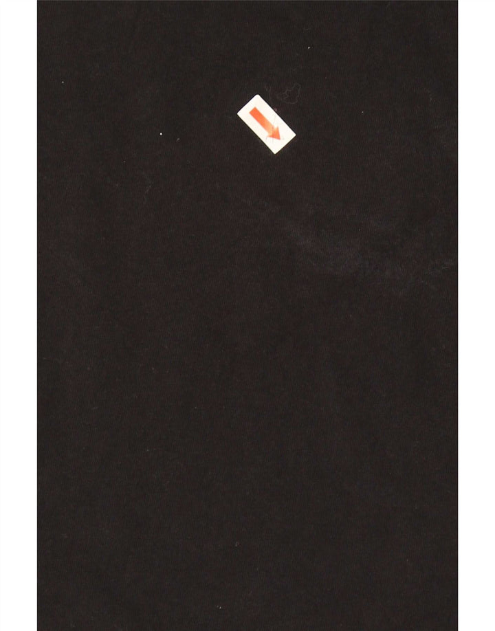 T-shirt grafica da uomo Umbro Top grande in cotone nero