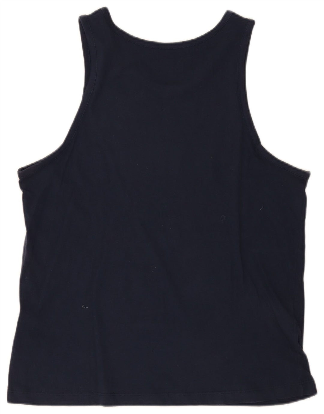 Canotta grafica Nike da uomo slim fit, grande, in cotone blu navy