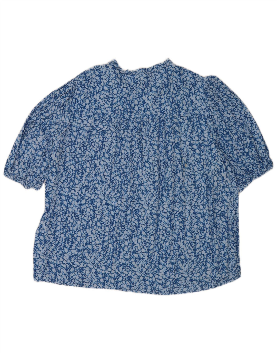 Camicetta oversize da donna Marks & Spencer Top UK 14 Large Blu Viscosa