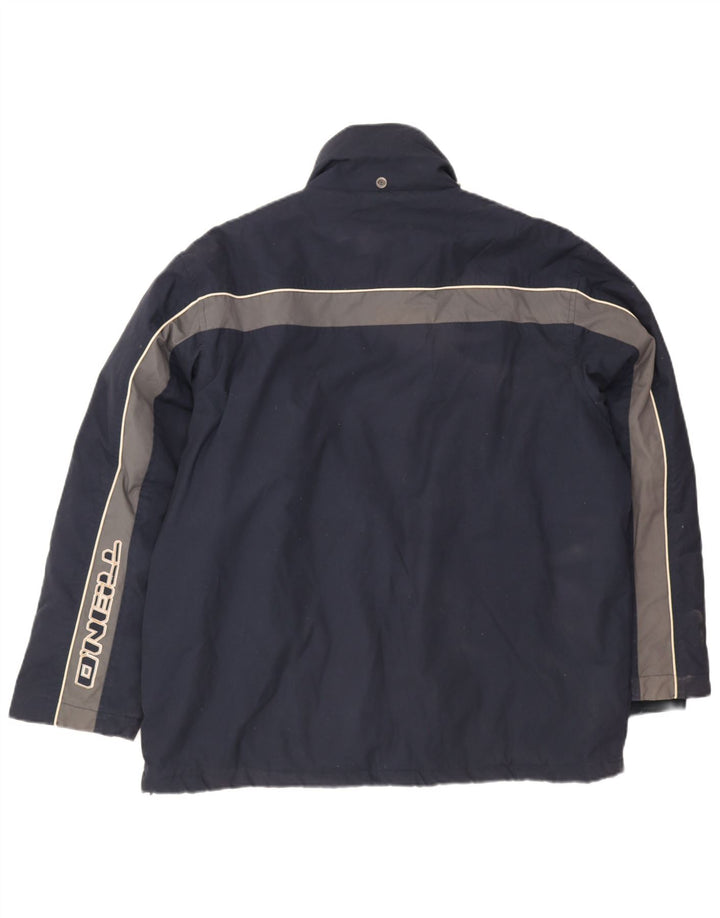 Giacca a vento grafica da uomo O'Neill UK 40 Large Blu Navy Colourblock