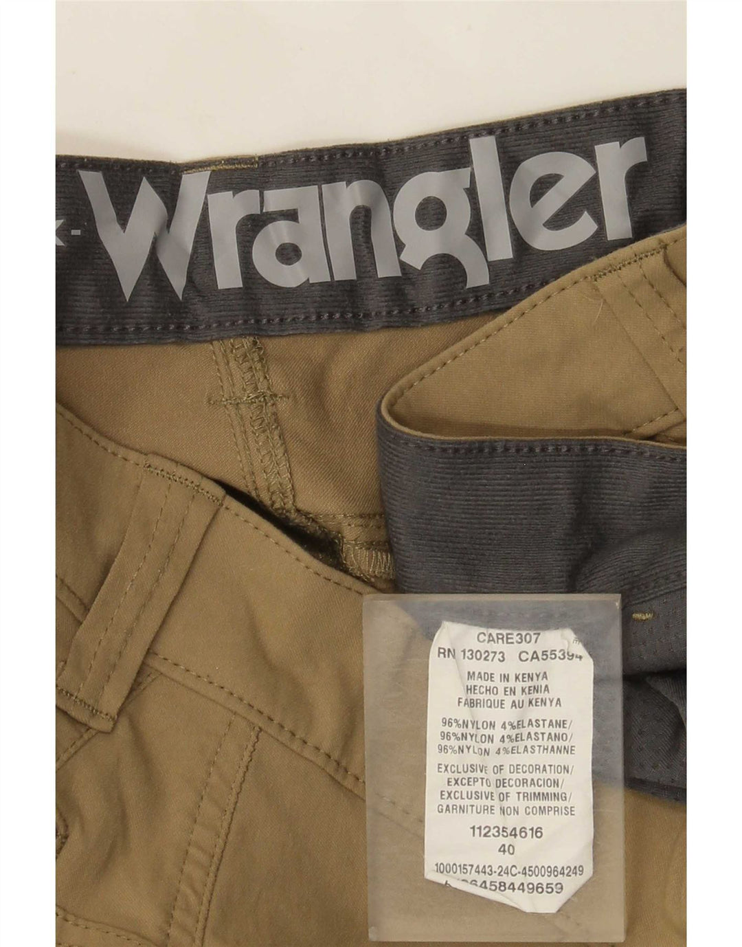 Pantaloncini cargo da uomo Wrangler W40 XL Nylon beige