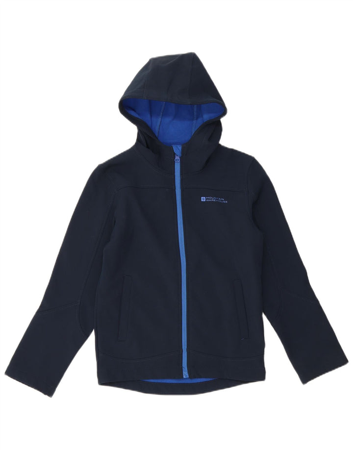 Giacca a vento da bambino Mountain Warehouse 9-10 anni in poliestere blu navy