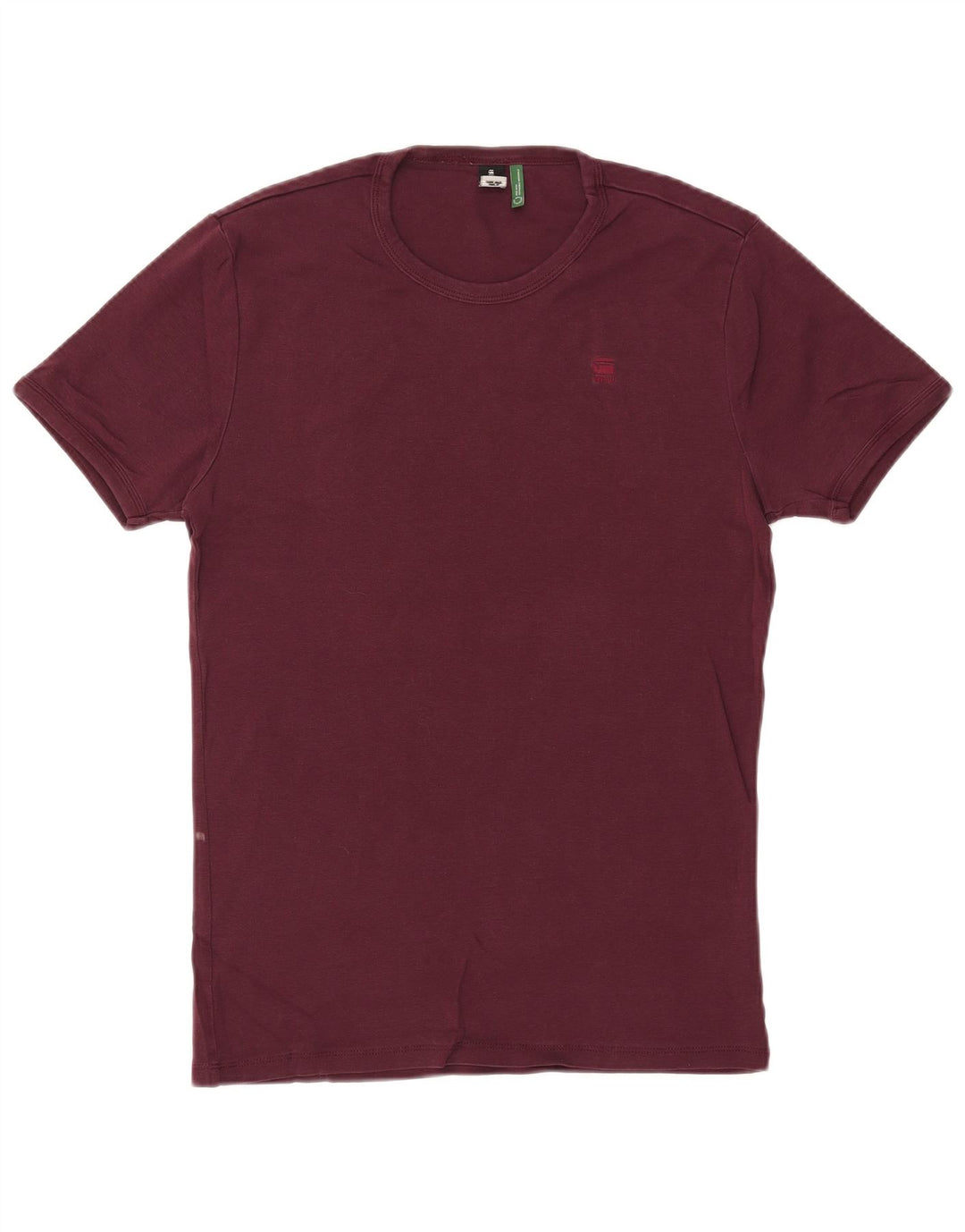 T-shirt da uomo G-STAR Top grande in cotone bordeaux