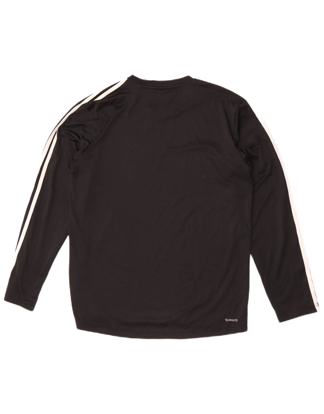Adidas Uomo Climalite Top manica lunga grande poliestere nero
