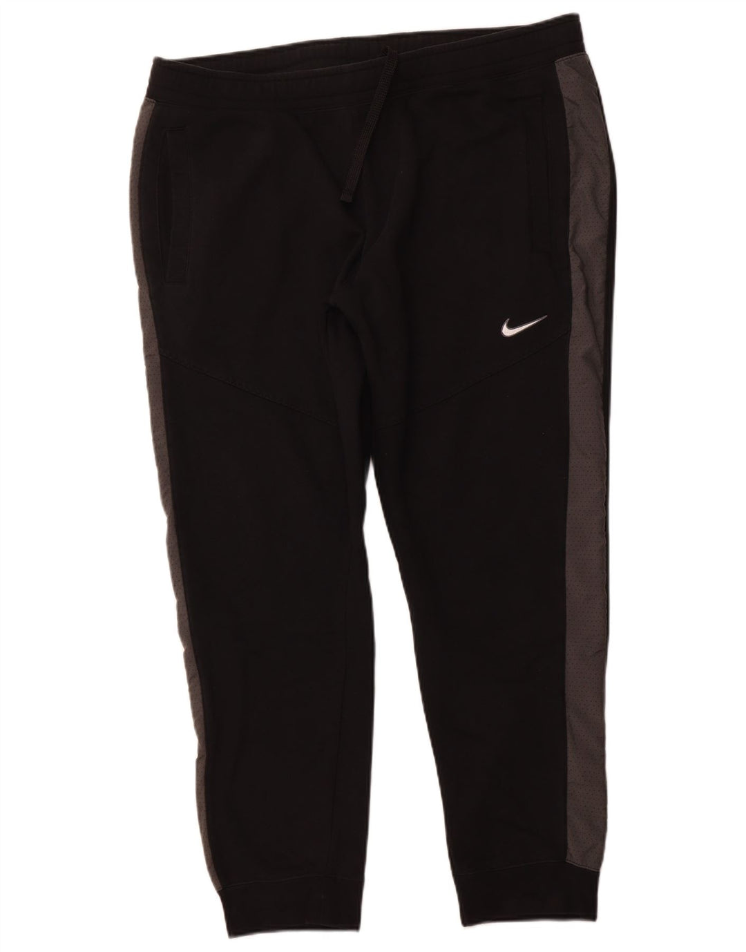 NIKE Pantaloni da tuta da uomo Joggers 2XL Cotone color block nero