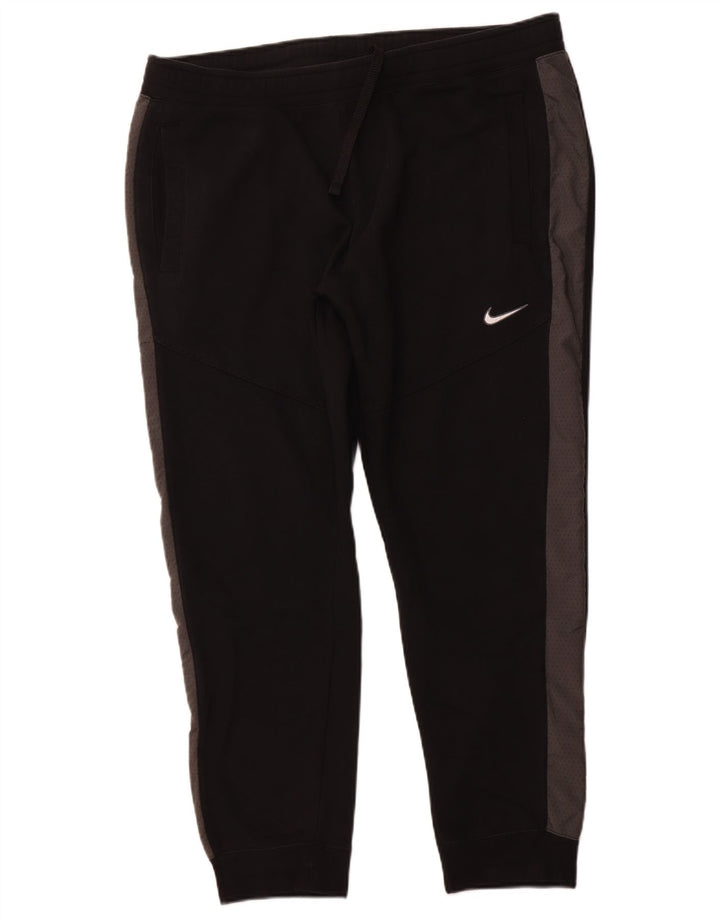 NIKE Pantaloni da tuta da uomo Joggers 2XL Cotone color block nero