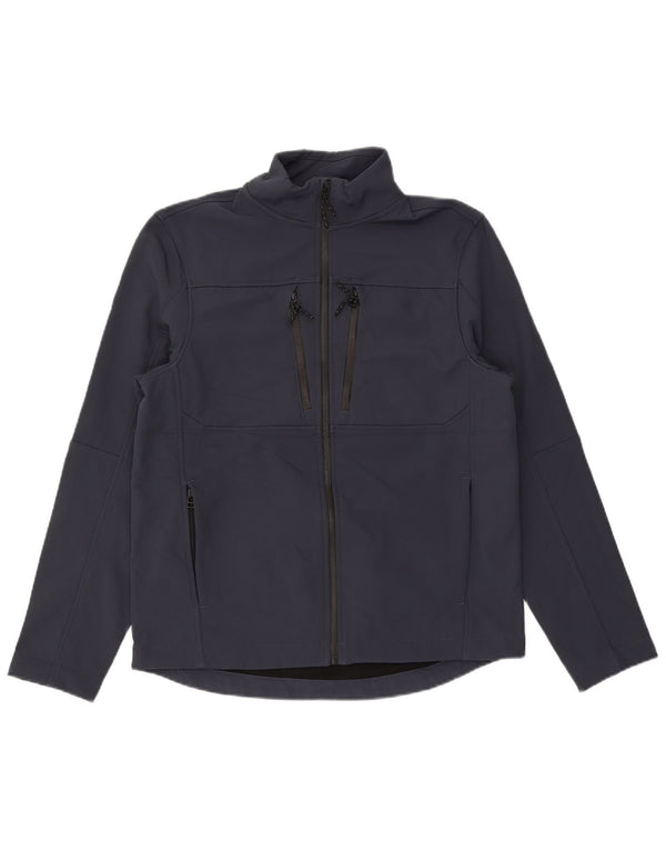 Giacca da ginnastica da uomo Marks & Spencer grande in poliestere blu navy