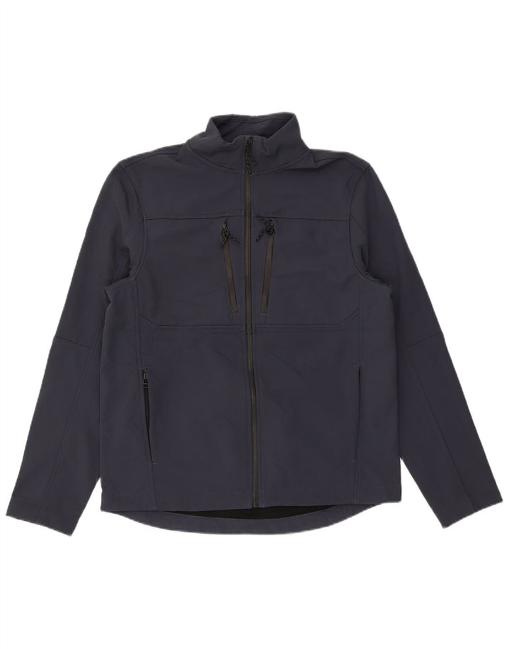 Giacca da ginnastica da uomo Marks & Spencer grande in poliestere blu navy