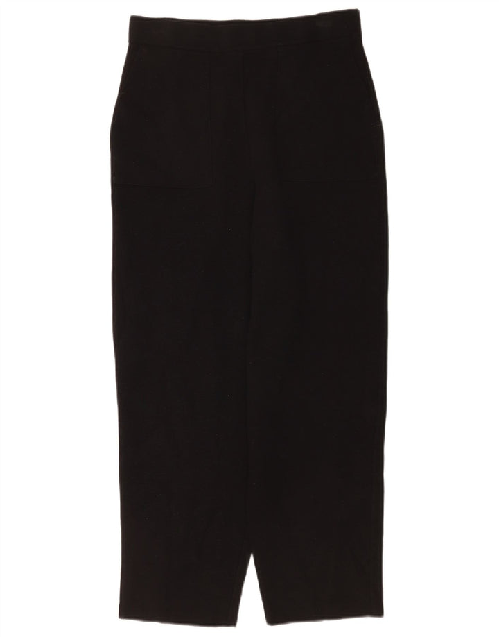 Pantaloni cropped Zara da donna medi W28 L24 viscosa nera