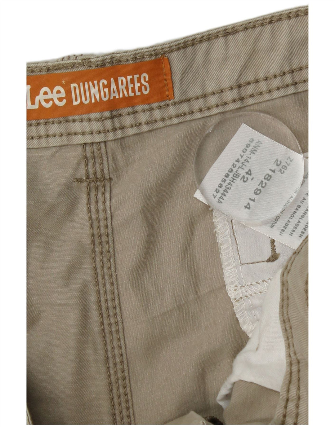Pantaloncini cargo da uomo LEE salopette W42 2XL cotone beige