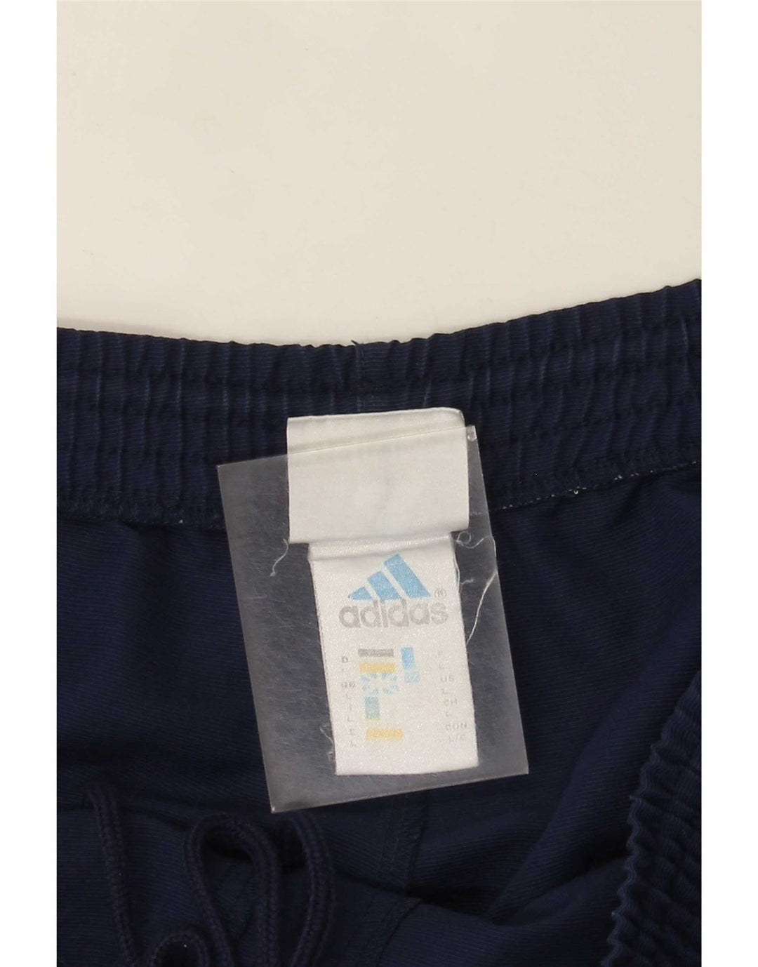 Pantaloncini sportivi da uomo Adidas Large blu navy in poliestere