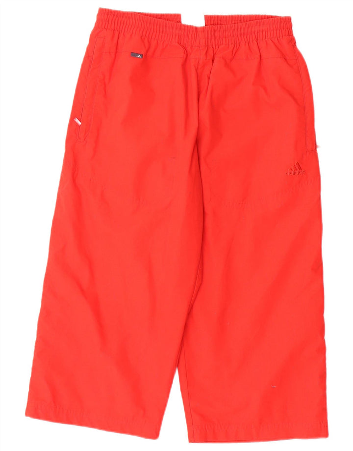 Pantaloni da tuta ADIDAS per ragazzi, vestibilità ampia, Capri, 13-14 anni, in poliestere rosso