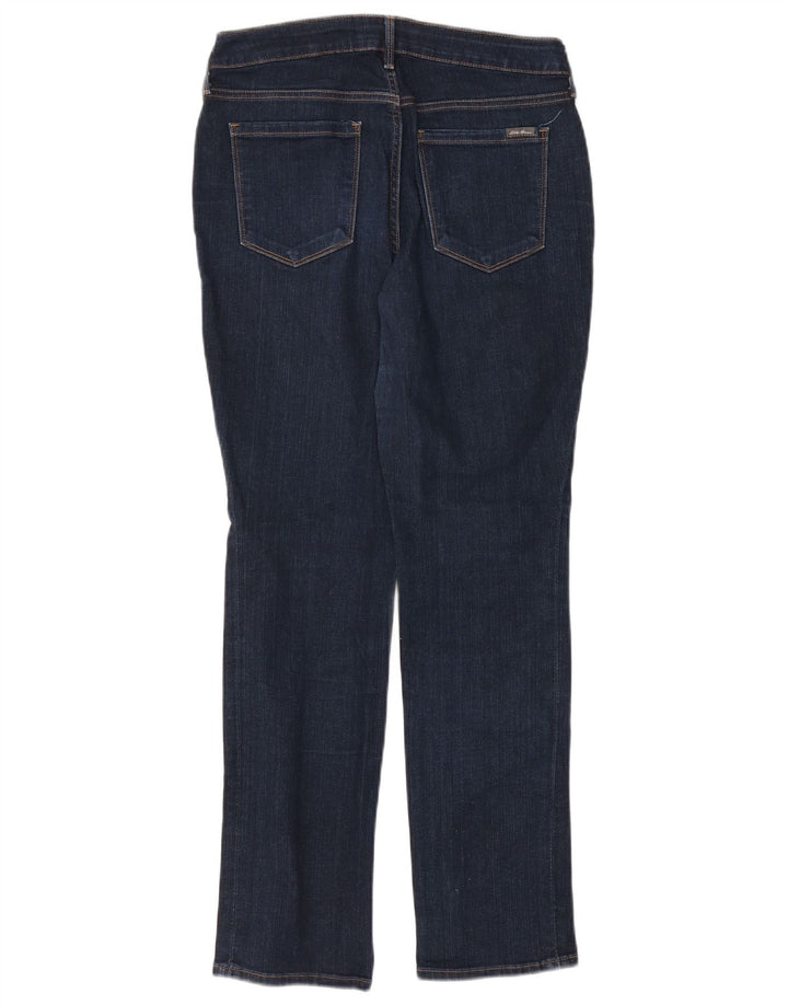 Jeans dritti da donna Eddie Bauer US 8 Medium W29 L29 Cotone blu navy