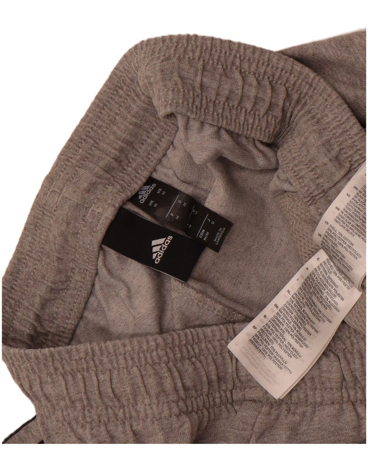 Pantaloni da tuta da uomo Adidas Joggers in cotone grigio medio