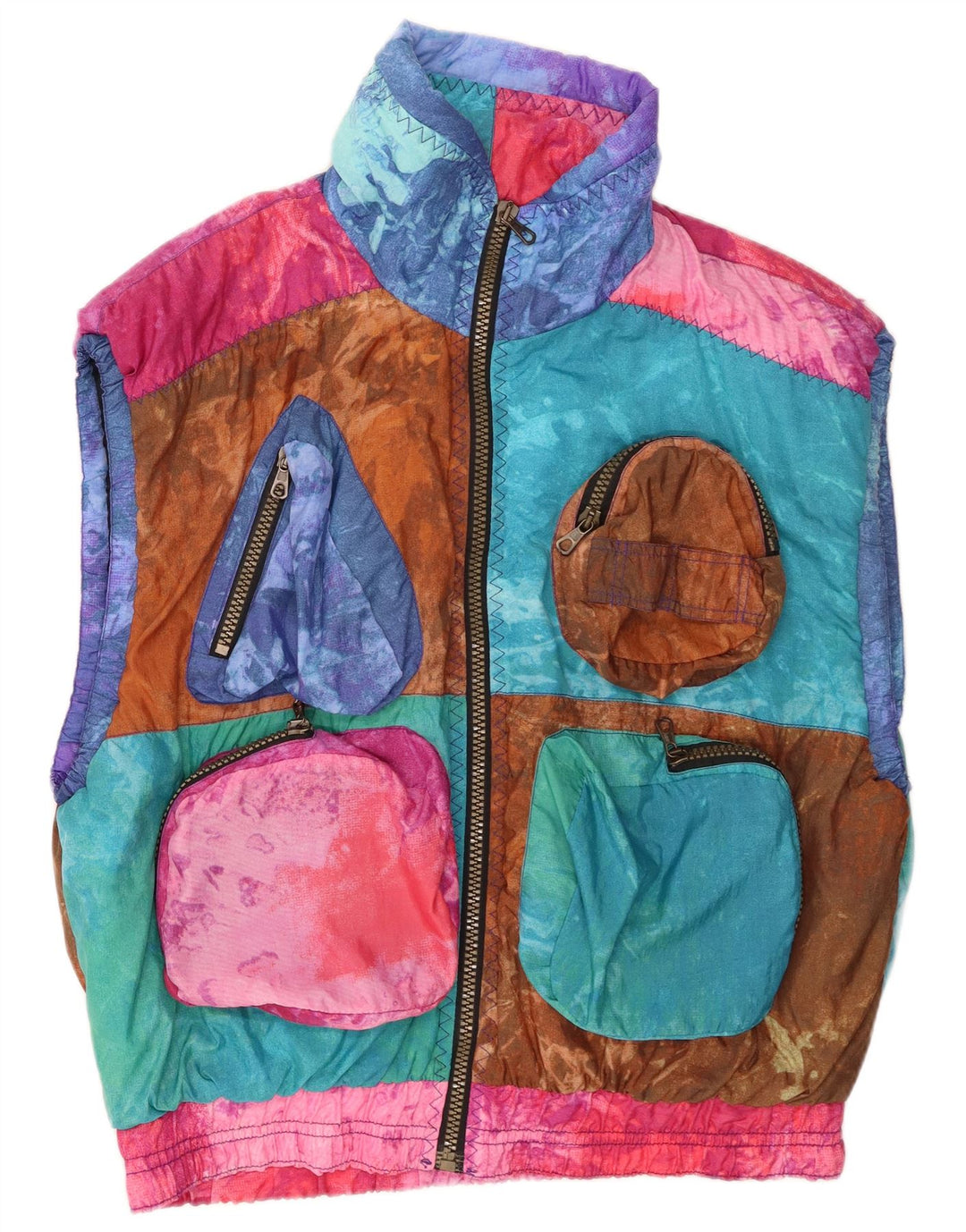 Gilet multiuso da uomo C.Keer IT 52 XL Poliammide color block multicolore