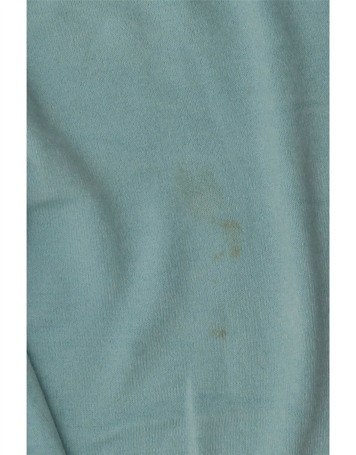 Marks & Spencer Maglione da uomo con scollo a V blu Harbour grande acrilico