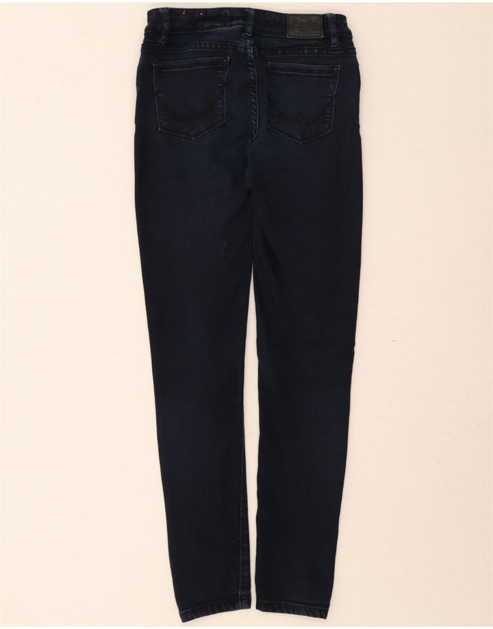 SUPERDRY Womens Alexia Jegging Jeans W25 L30 Navy Blue Cotton Vintage Superdry and Second-Hand Superdry from Messina Hembry 