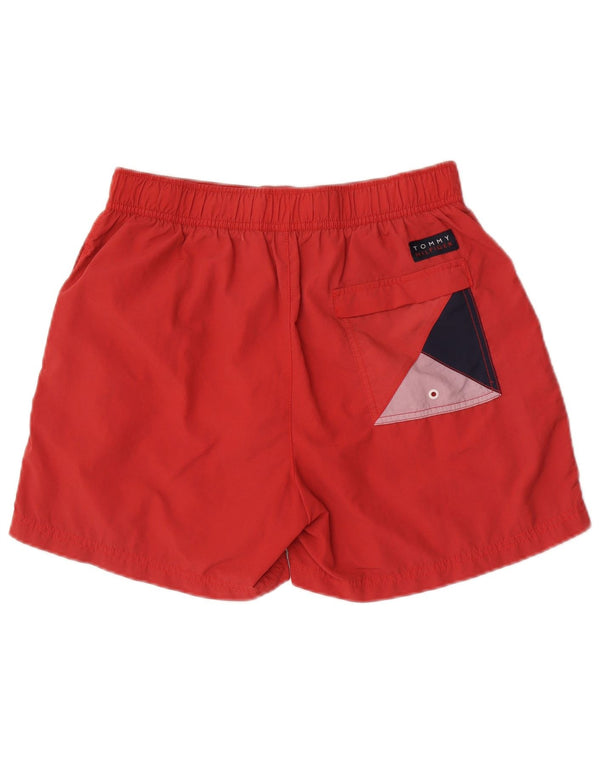 Pantaloncini da bagno slim fit da uomo Tommy Hilfiger Large Red Colourblock