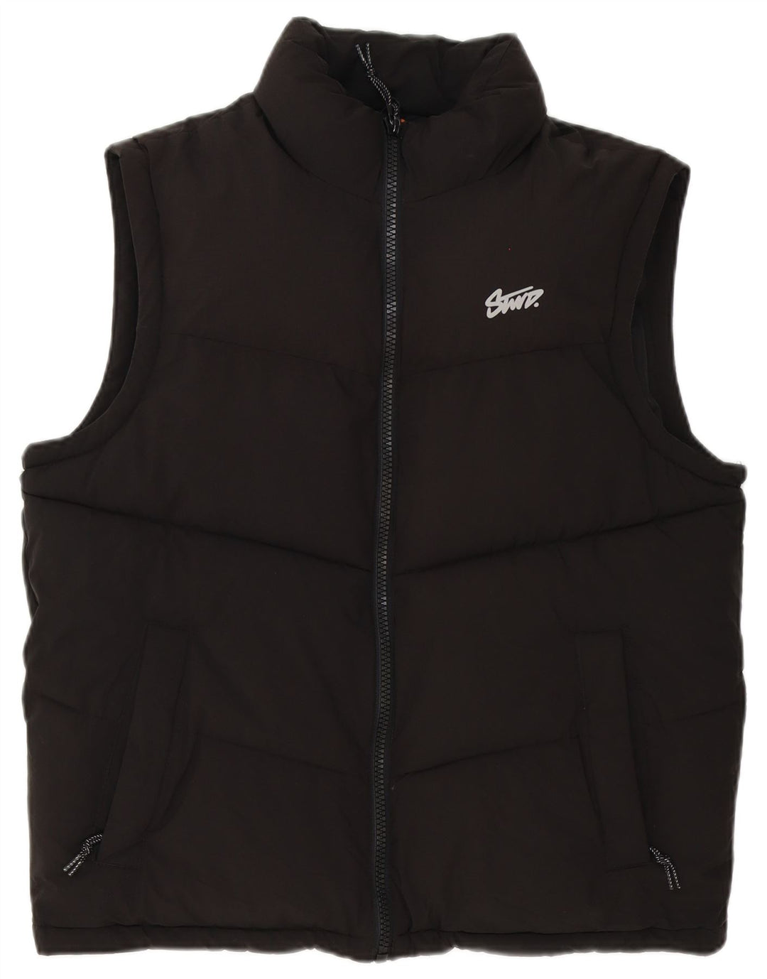 Gilet imbottito da uomo Pull & Bear UK 38 medio nero poliestere