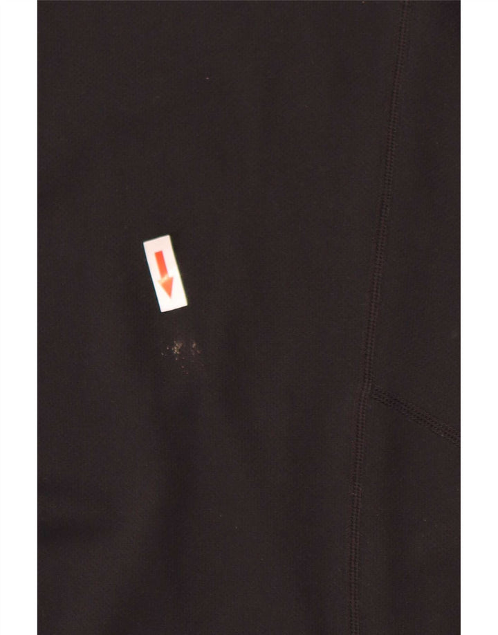 T-shirt Nike Dri Fit da uomo, grande, in poliestere nero
