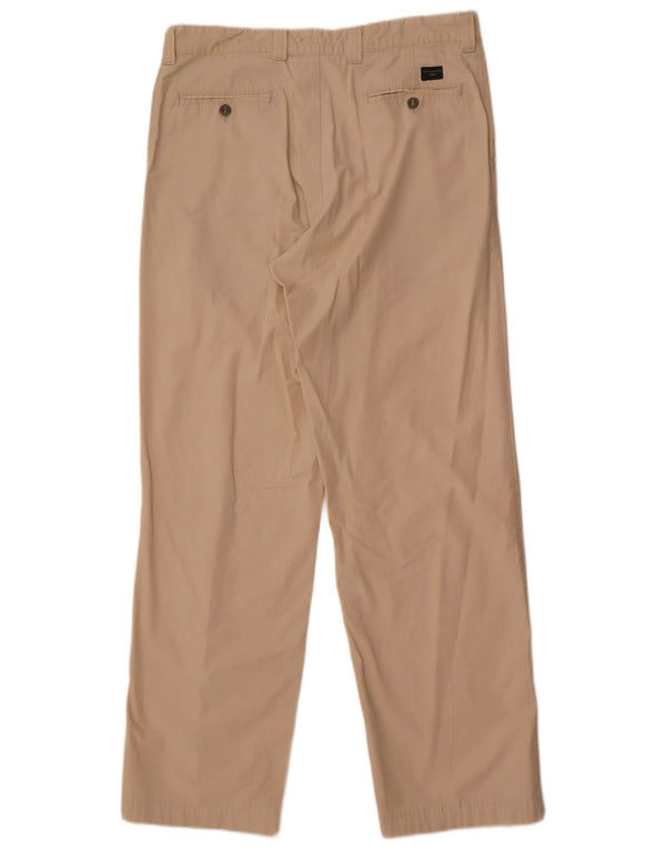 Pantaloni chino dritti kaki da uomo Dockers W34 L34 Beige