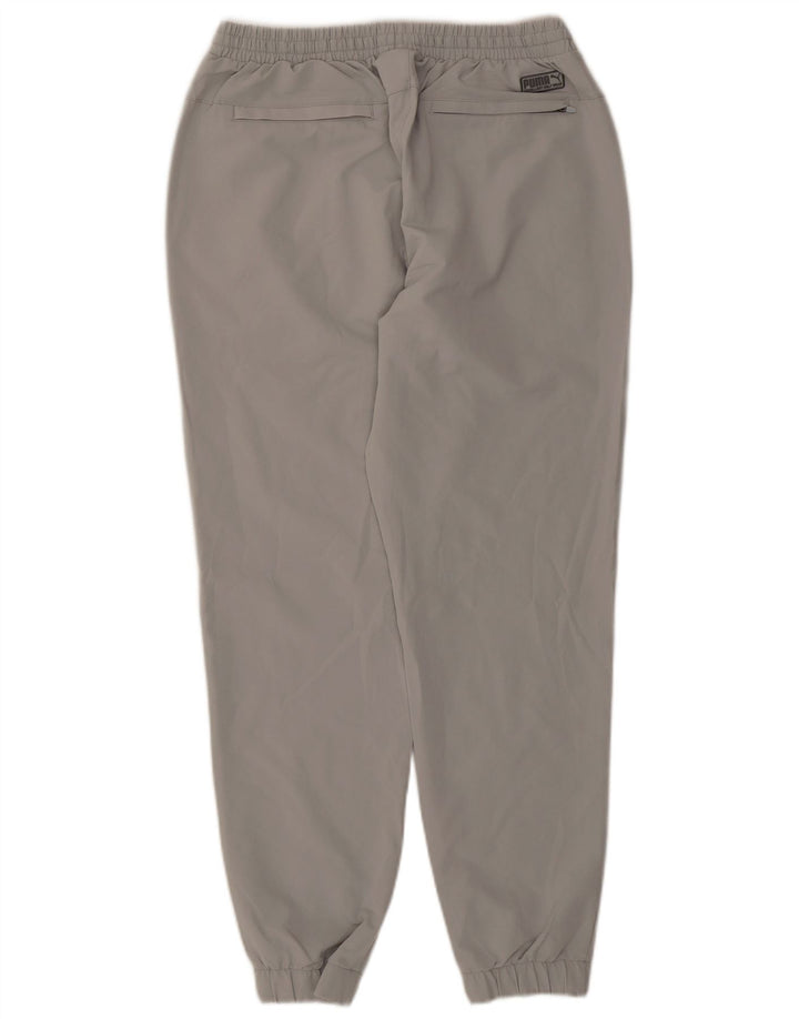 Pantaloni da tuta da uomo Puma Joggers grandi in poliestere grigio