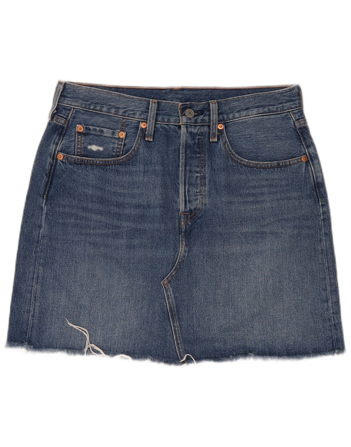 Gonna di jeans da donna Levi's W30 blu medio