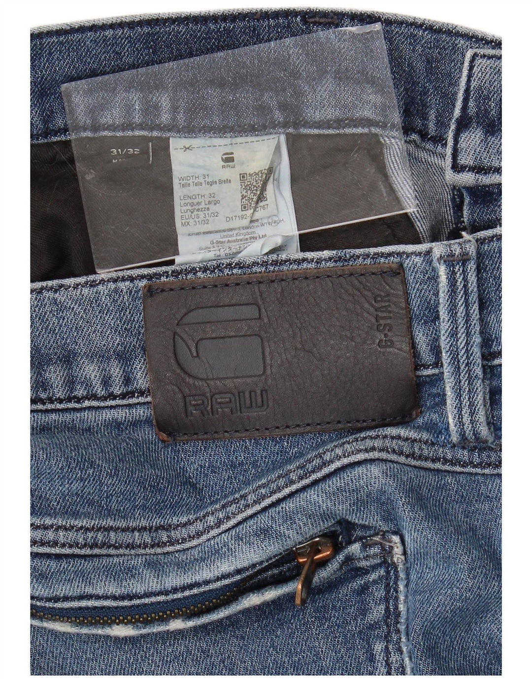 Jeans dritti Noxer da uomo G-STAR W31 L32 cotone blu