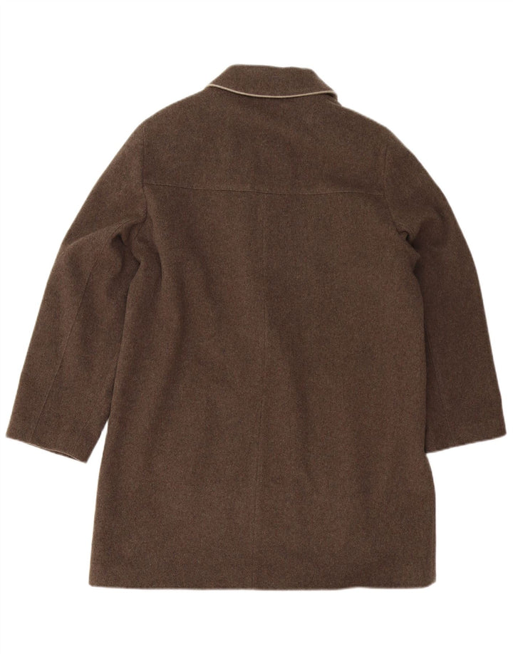 Cappotto da donna Eastex UK 12 in lana marrone medio