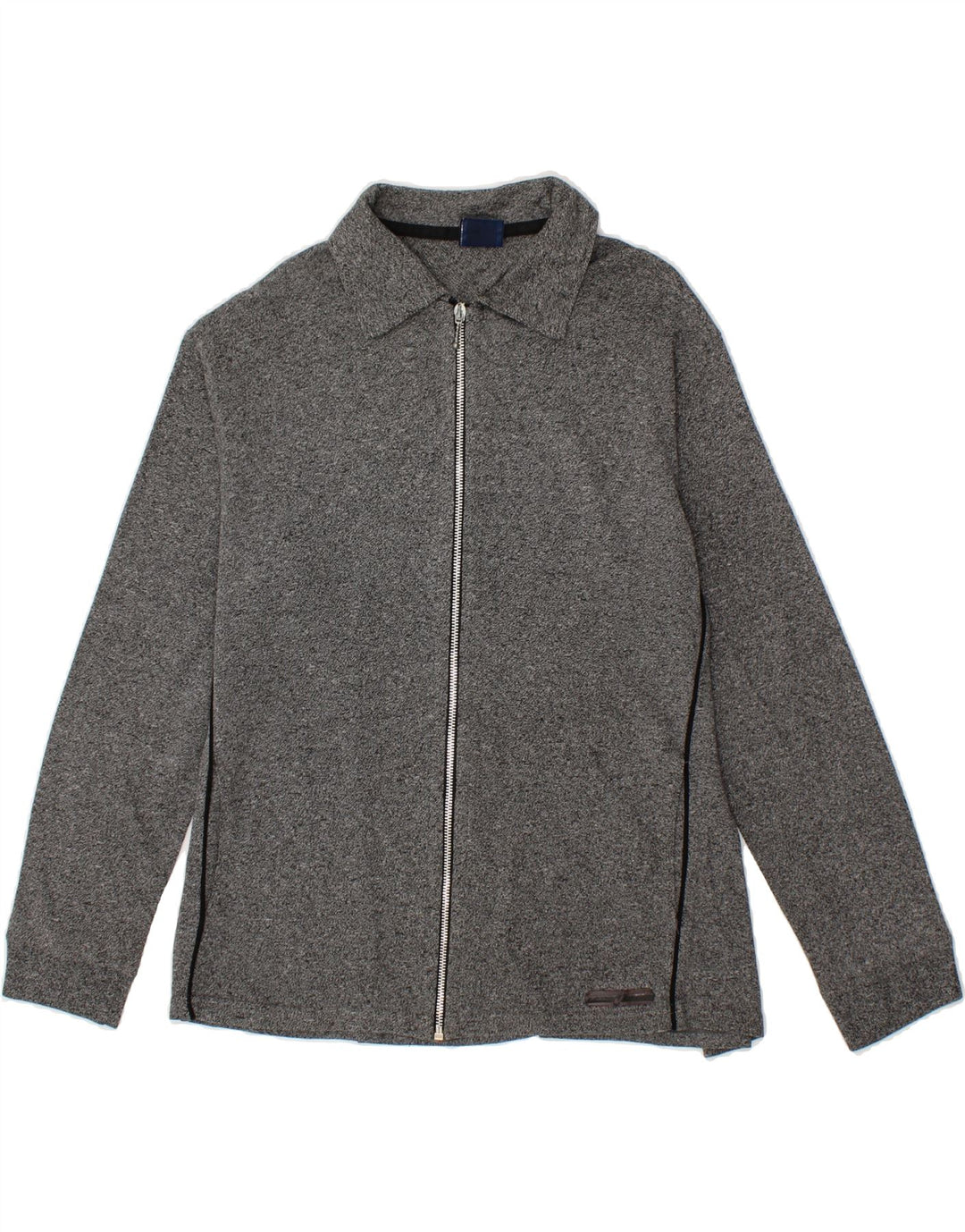 ASICS Womens Tracksuit Top Jacket UK 16 Large Grey Vintage Asics and Second-Hand Asics from Messina Hembry 