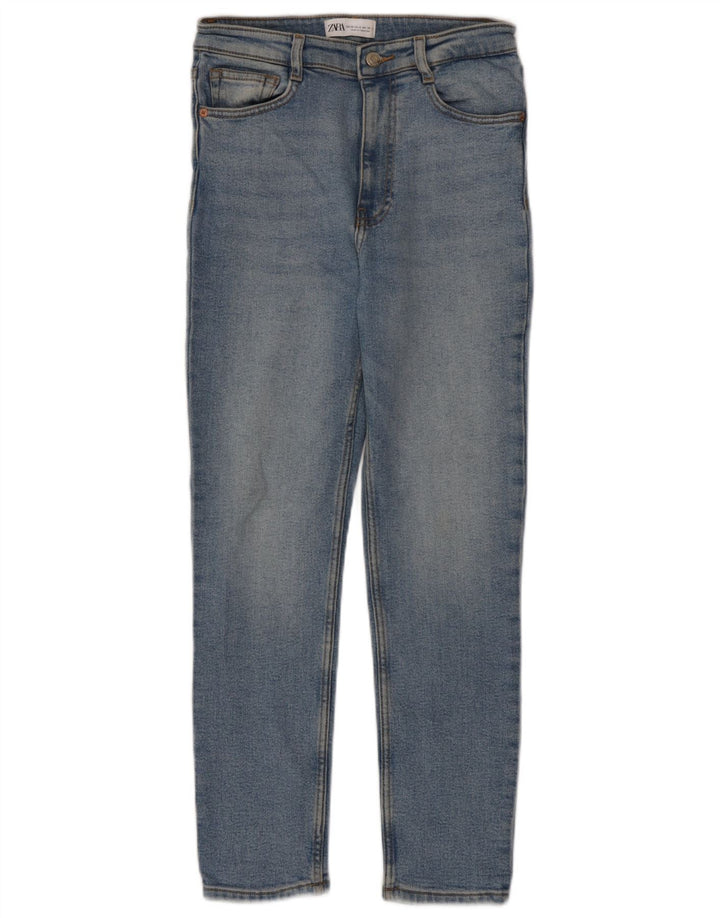 Jeans slim da donna Zara EU 38 Small W28 L26 Cotone blu