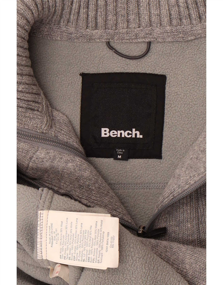 Maglione cardigan da uomo Bench Acrilico grigio medio