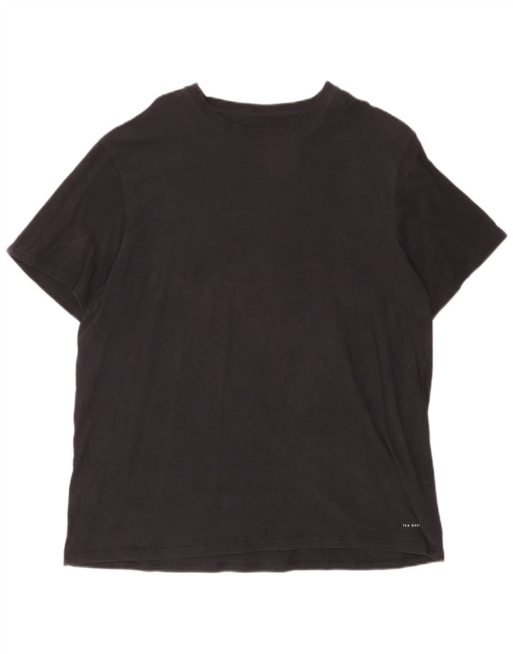 Ted Baker T-shirt da uomo Top grande in cotone nero