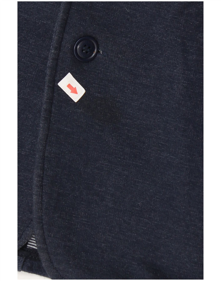 Giacca blazer a 3 bottoni Woolrich per ragazzi 11-12 anni in cotone blu navy