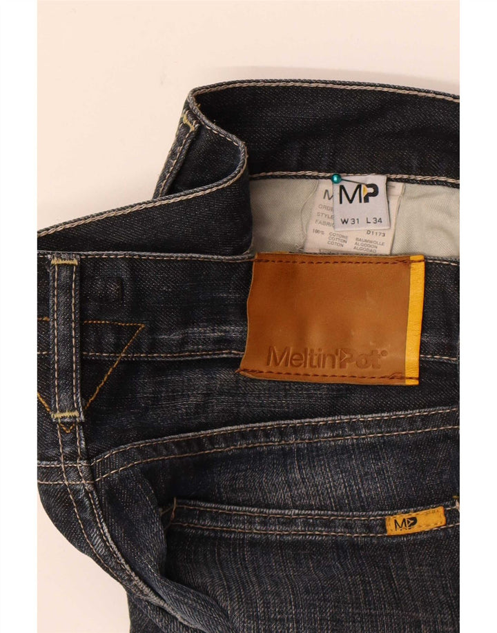 Jeans dritti da donna Meltin' Pot W31 L34 cotone blu