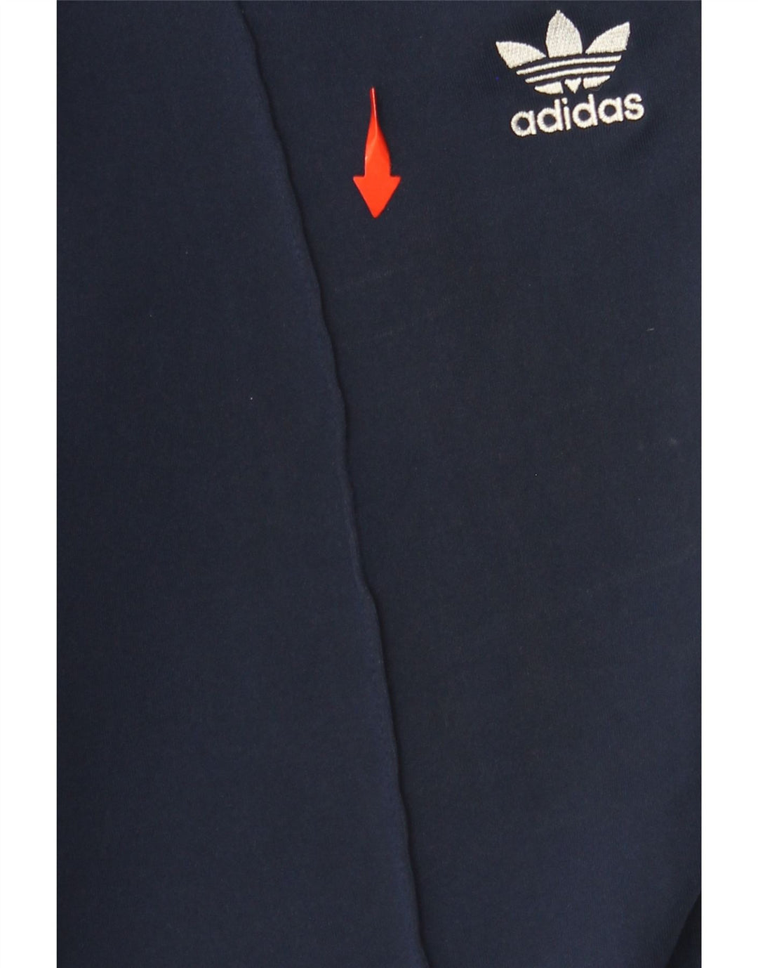Pantaloni da tuta da uomo ADIDAS medio cotone blu navy